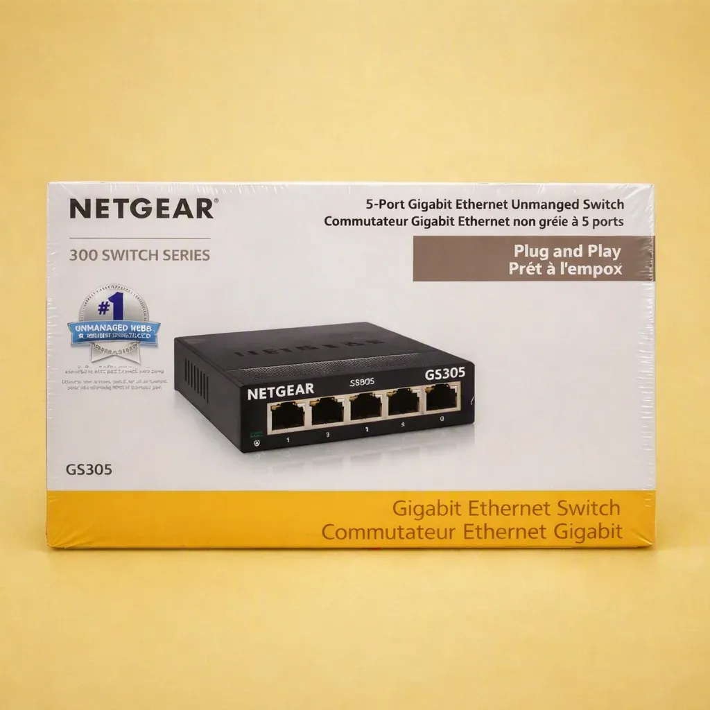 NETGEAR Gs305 (300 Switch Series) de Cinco Puertos